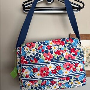 Vera Bradley Blue Floral Laptop Bag
